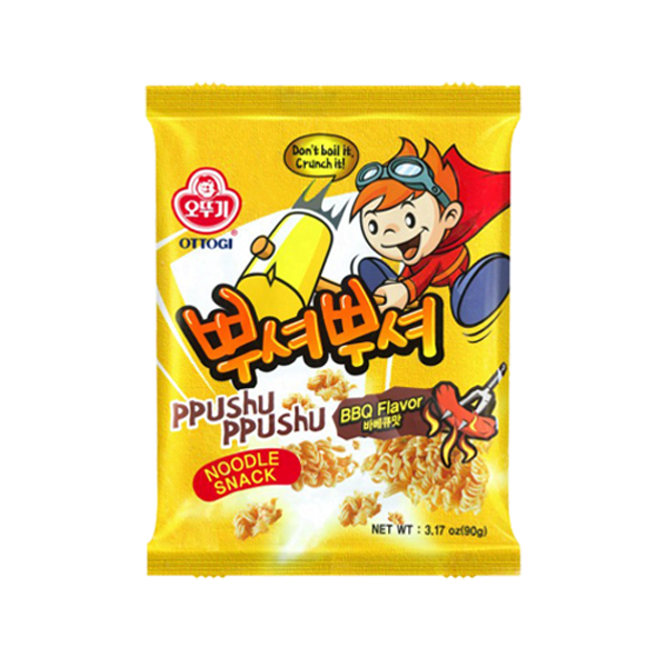 OTTOGI Ppushu Ppushu BBQ Noodle Snack 90g