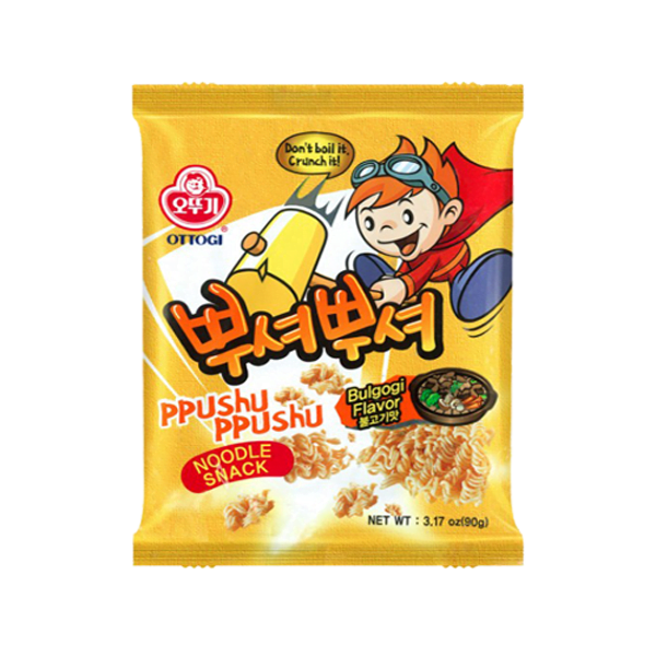 OTTOGI Ppushu Ppushu Beef Bulgogi Noodle Snack 90g