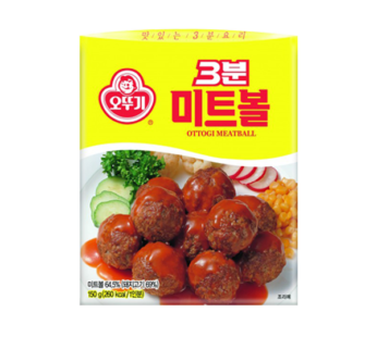 OTTOGI 3 Min Meatball with Tomato Sauce 150g [Ready Meal]
