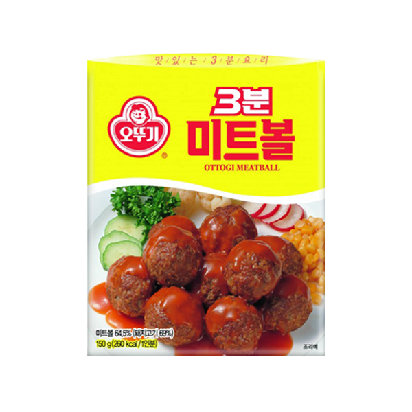OTTOGI 3 Min Meatball with Tomato Sauce 150g [Ready Meal]