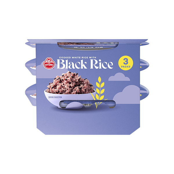 OTOKI Cooked Black Rice 210g X 3ea [Microwavable] - Image 2