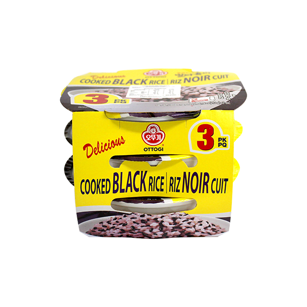 OTTOGI Cooked Germinated Black Rice 210g X 3ea [Microwavable] - Image 2