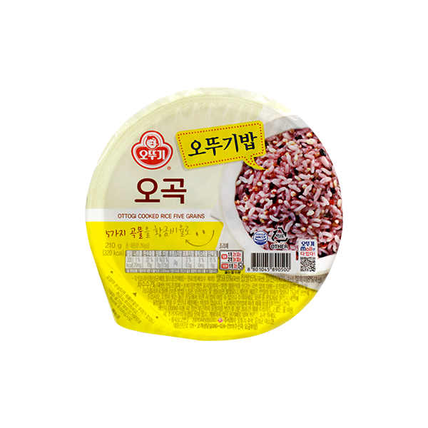 OTTOGI Cooked Five Grain Rice 210g X 3ea [Microwavable]