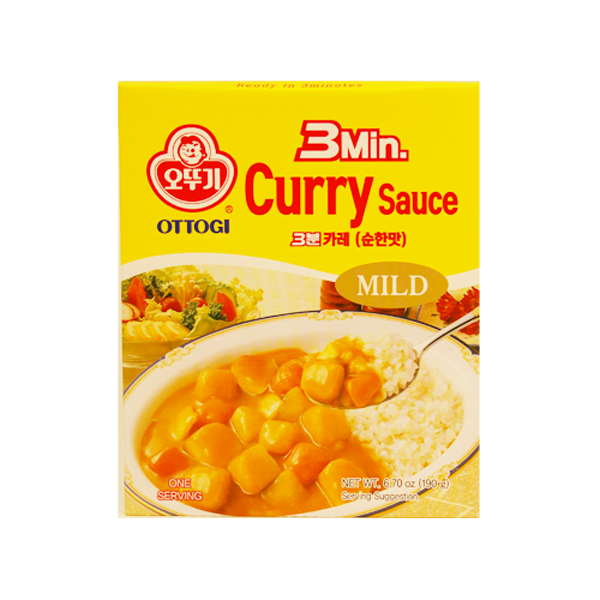 OTTOGI 3 Min Curry Sauce Mild 190g [Ready Meal]