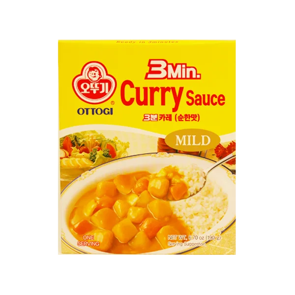 OTTOGI 3 Min Curry Sauce Mild 190g [Ready Meal]