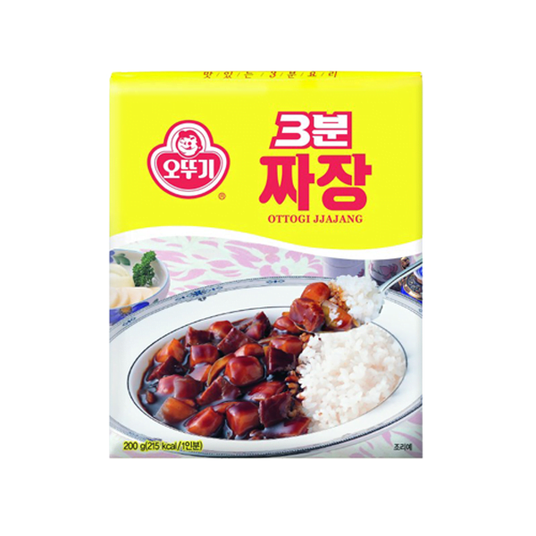 OTTOGI 3 Min Jjajang Black Bean Sauce 160g [Ready Meal]