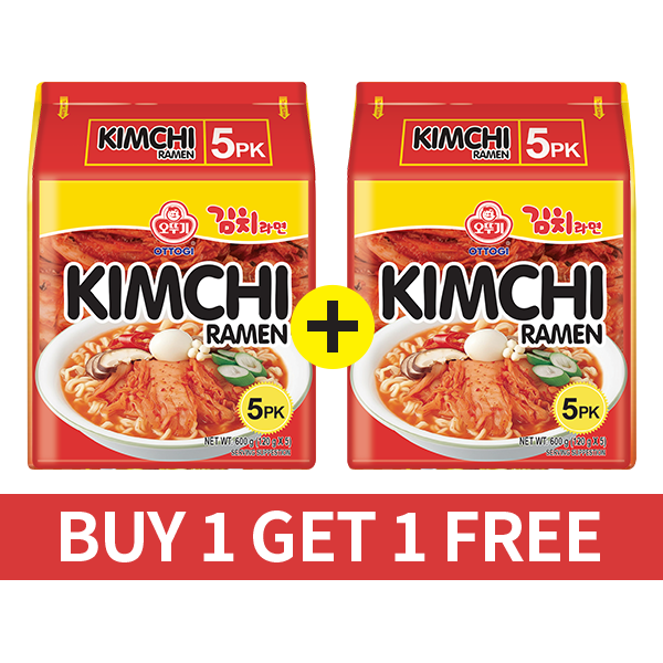 [Buy1Get1Free] OTTOGI Kimchi Ramen Multipack