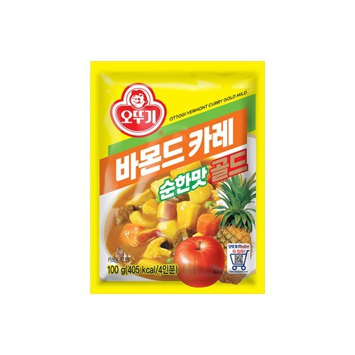 OTTOGI Vermont Curry Gold Powder Mild 100g