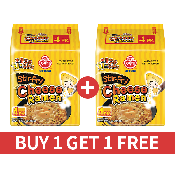 [Buy1Get1Free] OTTOGI Stir Fry Cheese Ramen Multipack