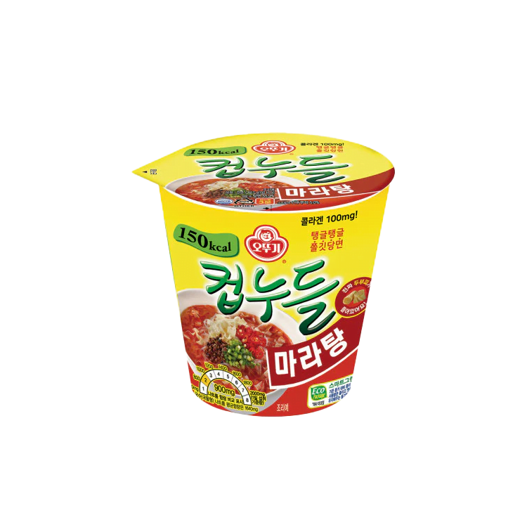 OTTOGI Cup Noodle Mara Flavour (44.7g x 6 cups) - Image 2