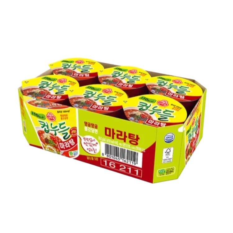 OTTOGI Cup Noodle Mara Flavour (44.7g x 6 cups)