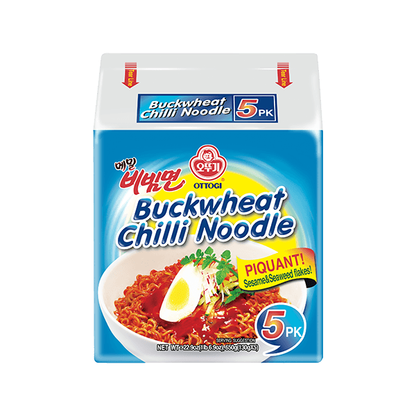 OTTOGI Buckwheat Chilli Noodle Multipack