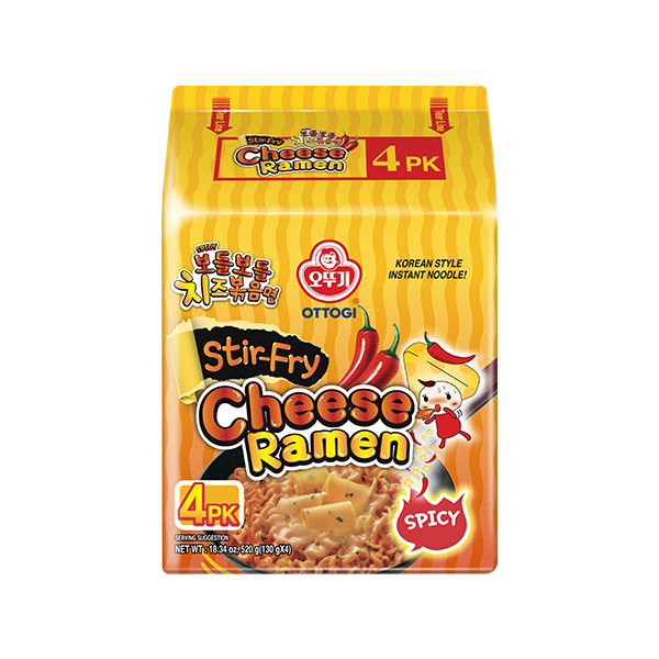 OTTOGI Stir Fry Cheese Ramen Spicy Multipack