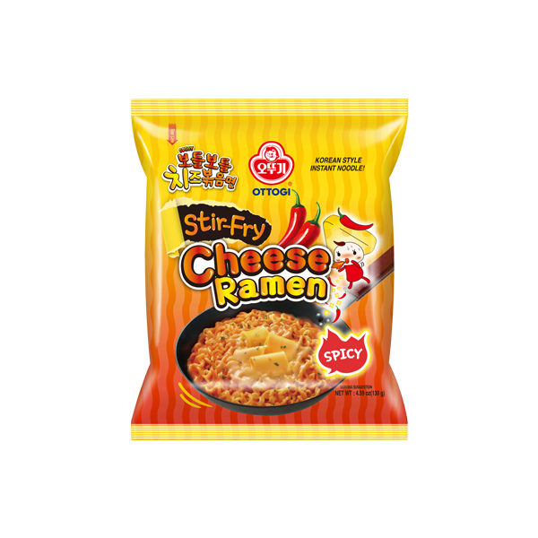 OTTOGI Stir Fry Cheese Ramen Spicy Multipack - Image 2