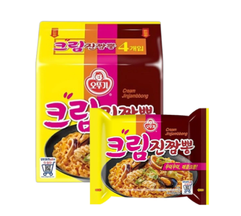 OTTOGI Cream Jin Jjambbong (Korean Seafood Ramen) Multipack