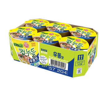 OTTOGI Cup Noodle Udon Flavour (38.1g x 6 cups)